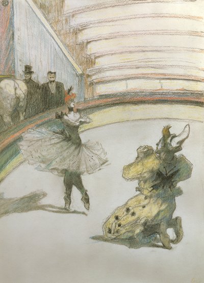 Curtain call at the Circus by Henri de Toulouse Lautrec